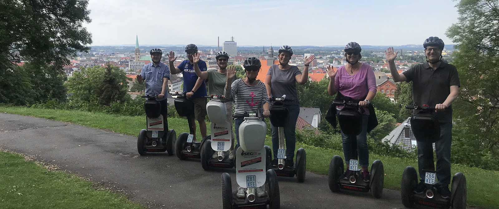 Segway mieten und fahren Bielefeld Sparrenburg